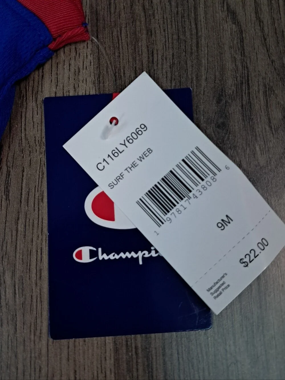 Champion Blue Jersey Infant Boys Romper Size 9 Months New With Tags